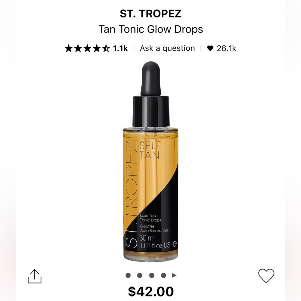 St. Tropez Self Tan Luxe Tan Drops - Tan